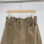 MIU MIU Washed flocked chambray pants