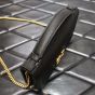 Valentino VLOGO SIGNATURE GRAINY CALFSKIN WALLET WITH CHAIN