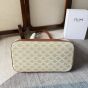Celine MEDIUM CABAS IN TRIOMPHE CANVAS AND CALFSKIN