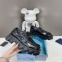 Prada Monolith patent leather loafers