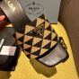 Prada Embroidered fabric sandals