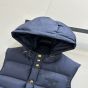 Celine oversized sleeveless down jacket in lightweight nylon