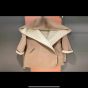LV Reversible Signature Hooded Wrap Coat