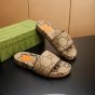 Gucci Men's maxi GG canvas slide sandal