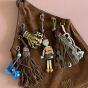 MIU MIU Suede bag with trick