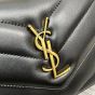 YSL LOULOU small in MATELASSÉ lambskin