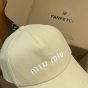 Miu Miu Drill baseball cap