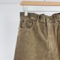 MIU MIU Washed flocked chambray pants