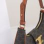 Celine MEDIUM AVA TRIOMPHE BAG IN TRIOMPHE CANVAS AND CALFSKIN