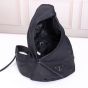 Prada Re-Nylon and leather backpack