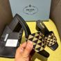 Prada Embroidered fabric sandals