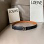 LOEWE Anagram belt in pebble grain calfskin