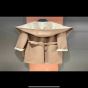 LV Reversible Signature Hooded Wrap Coat