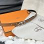 Hermès Maillon H belt buckle & Reversible leather strap 13 mm
