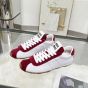 MIU MIU Plume nappa leather and suede sneakers