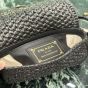 Prada Crochet and leather shoulder bag