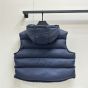 Celine oversized sleeveless down jacket in lightweight nylon