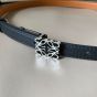 LOEWE Anagram belt in pebble grain calfskin