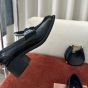 MIU MIU Brushed leather loafers