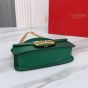 VALENTINO GARAVANI LOCÒ CALFSKIN SHOULDER BAG