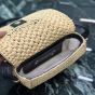 Prada Crochet and leather shoulder bag