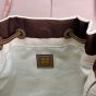 MIU MIU Striped fabric drawstring pouch