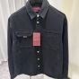 Denim shirt with Gucci embroidery