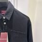 Denim shirt with Gucci embroidery