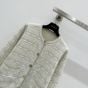 Gucci Wool and lamé check jacquard cardigan