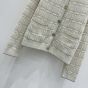 Gucci Wool and lamé check jacquard cardigan