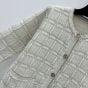 Gucci Wool and lamé check jacquard cardigan
