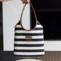 MIU MIU IVY canvas and leather tote bag