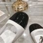 MIU MIU Two-tone patent leather slingback pumps