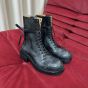 MIU MIU Leather laced booties