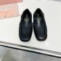 MIU MIU Ruches nappa leather loafers