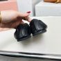 MIU MIU Ruches nappa leather loafers