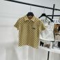 MIU MIU Silk knit polo shirt