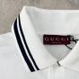 Gucci Cotton polo shirt with Gucci print