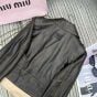 MIU MIU Nappa leather biker jacket