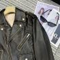 MIU MIU Nappa leather biker jacket