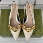 Women's slingback with Gucci Marina Chain