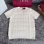 Gucci Wool and lamé check jacquard top