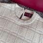 Gucci Wool and lamé check jacquard top