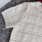 Gucci Wool and lamé check jacquard top