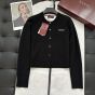 Gucci Wool jacquard cardigan with intarsia