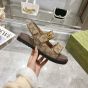 Gucci sandal with Double G