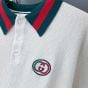 Gucci Knit cotton polo T-shirt with Web