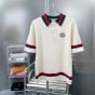 Gucci Knit cotton polo T-shirt with Web