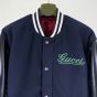 Gucci Wool and leather varsity jacket
