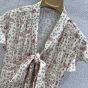 MIU MIU Long crêpe de Chine dress
